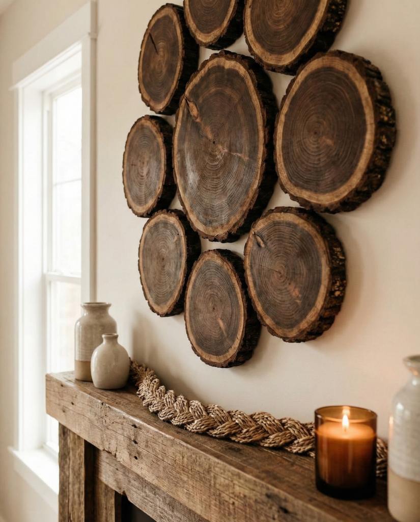 Natural Wood Slice Art