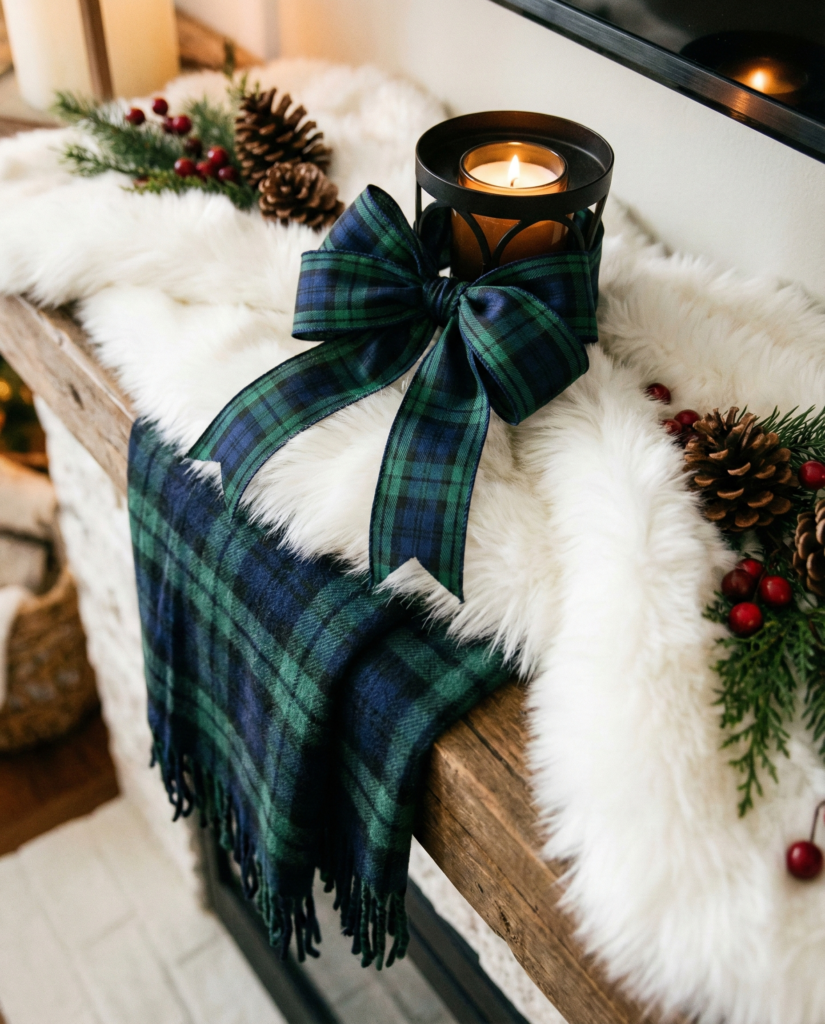 Faux Fur & Plaid Layers