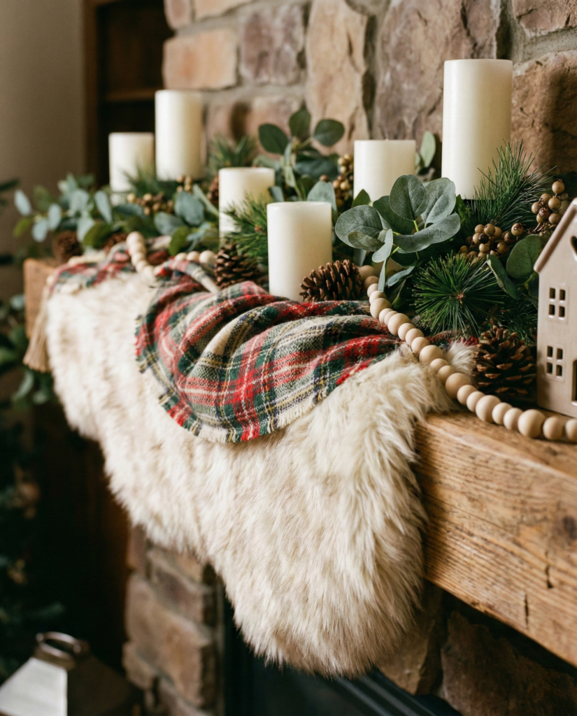 Faux Fur & Plaid Layers