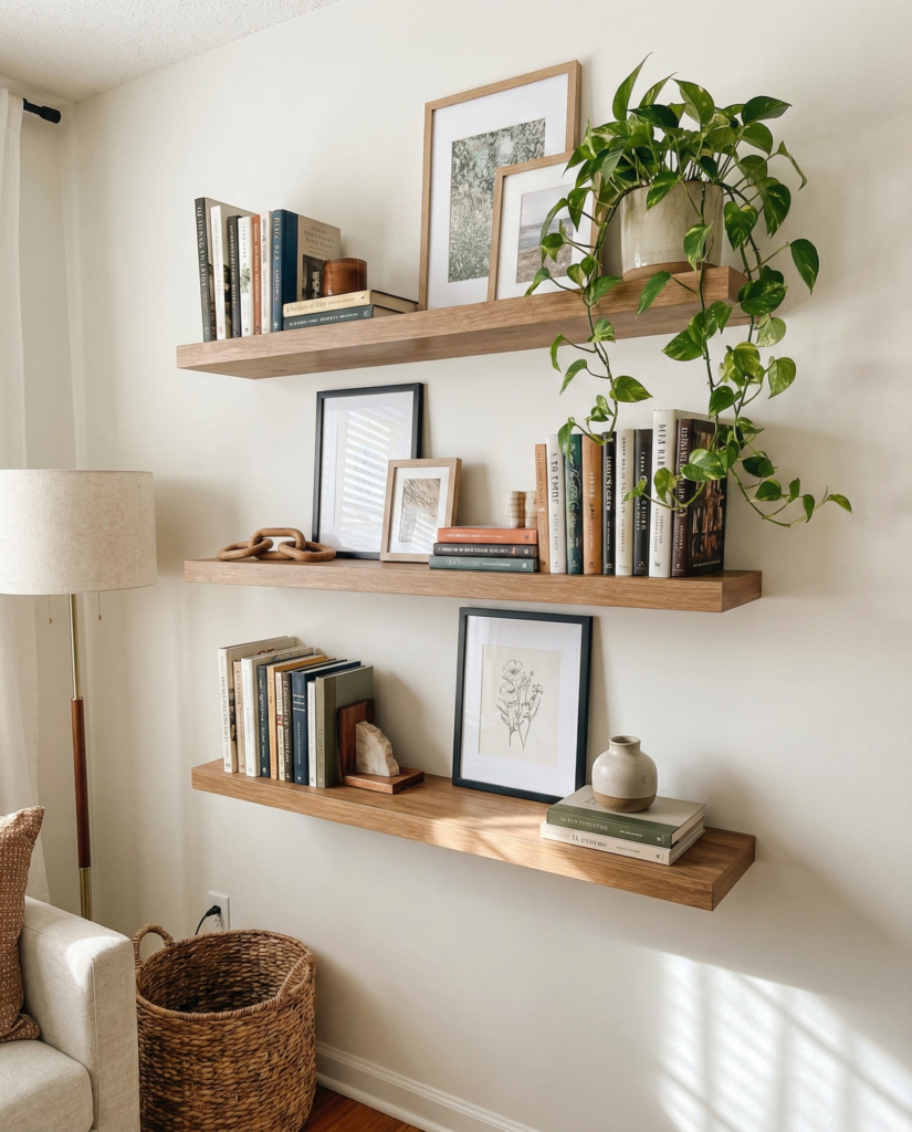 DIY Floating Shelves Tutorial