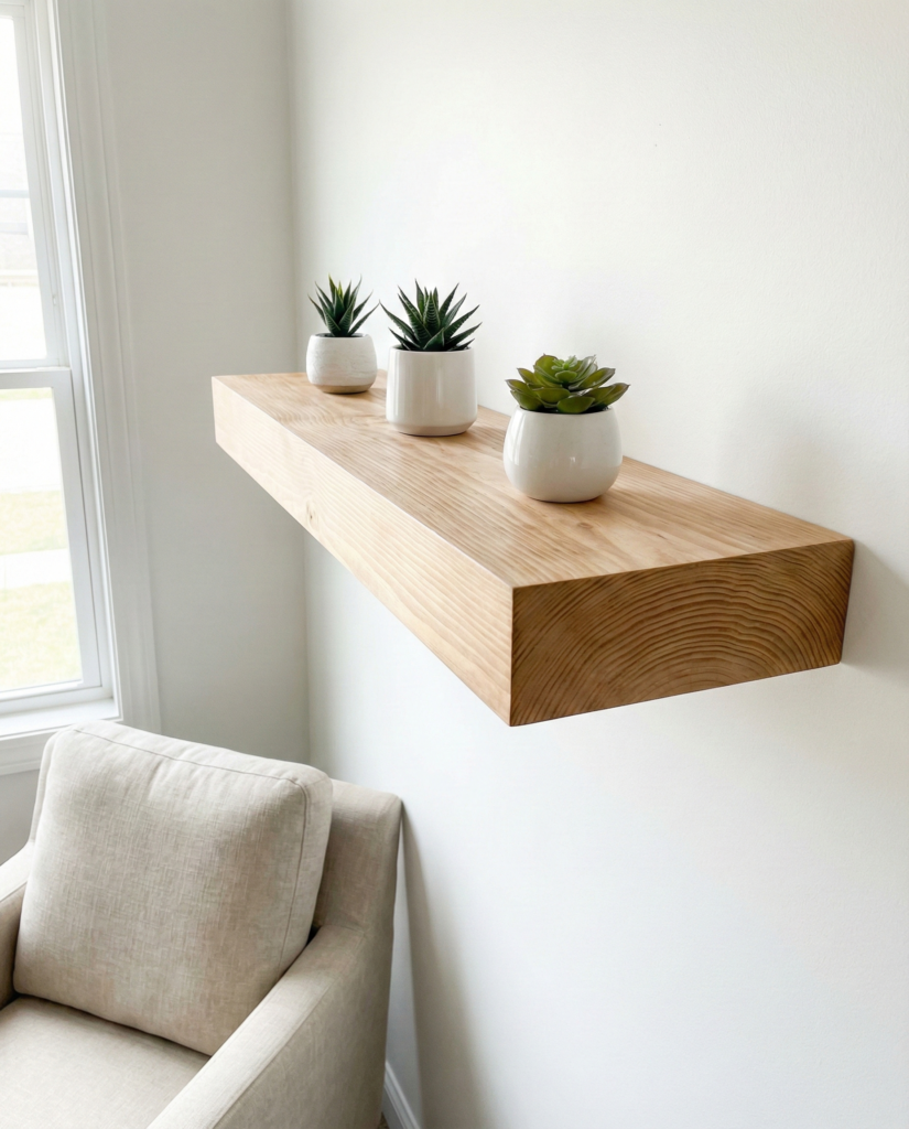 DIY Floating Shelves Tutorial