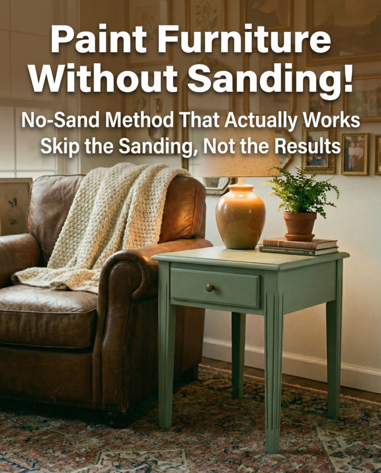 How to Paint Furniture Like a Pro (No Sanding Required!)