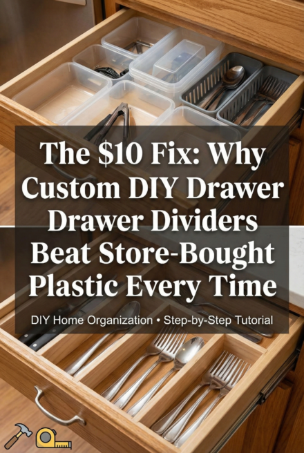 The $10 Fix: Why Custom DIY Drawer Dividers Beat Store-Bought Plastic Every Time