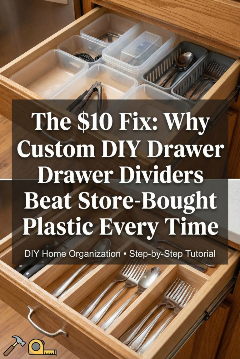 The $10 Fix: Why Custom DIY Drawer Dividers Beat Store-Bought Plastic Every Time