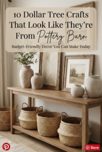 10 Dollar Tree Crafts That Look Like They’re From Pottery Barn